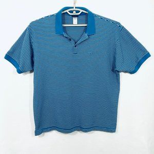 Patagonia Organic Cotton Striped Polo - XL